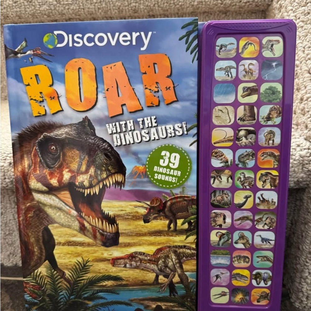 Discovery Roar with the Dinosaurs Sound Book
